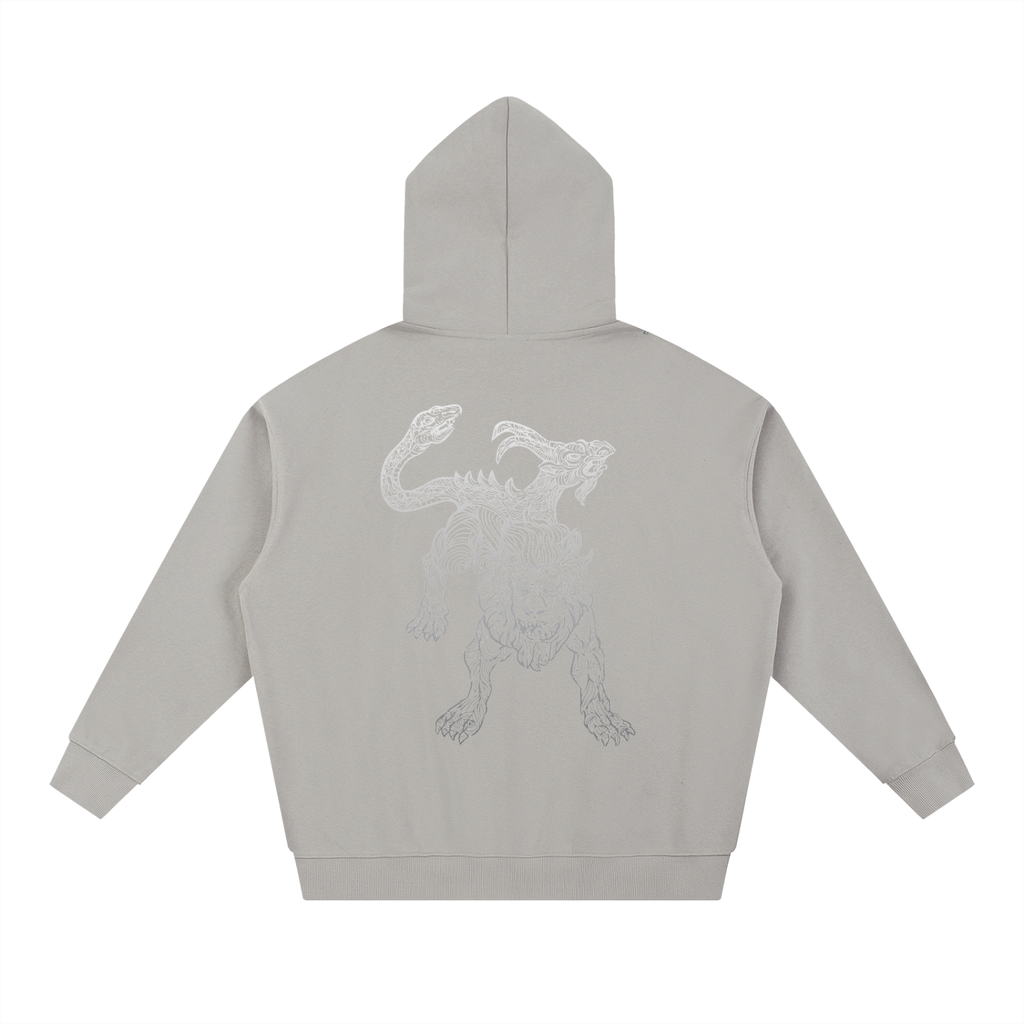 MENS HOODIE,HOODIE,PREMIUM HOODIE,LION DRAGON,DRAGON