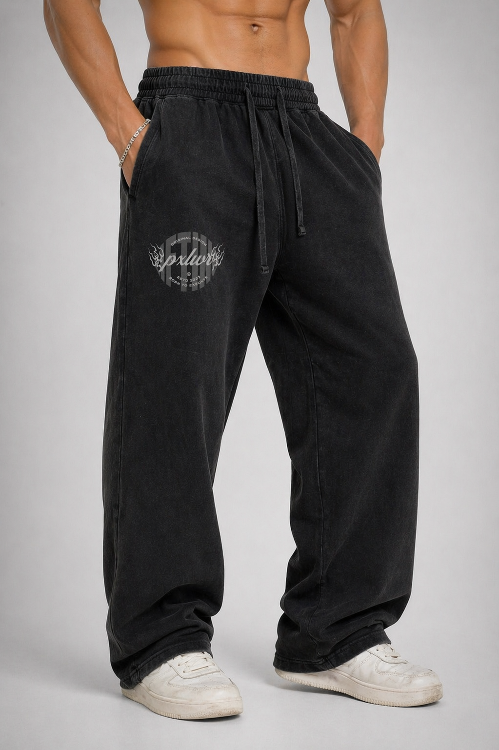 Vintage Wash Loose Sweatpants ODMPOD