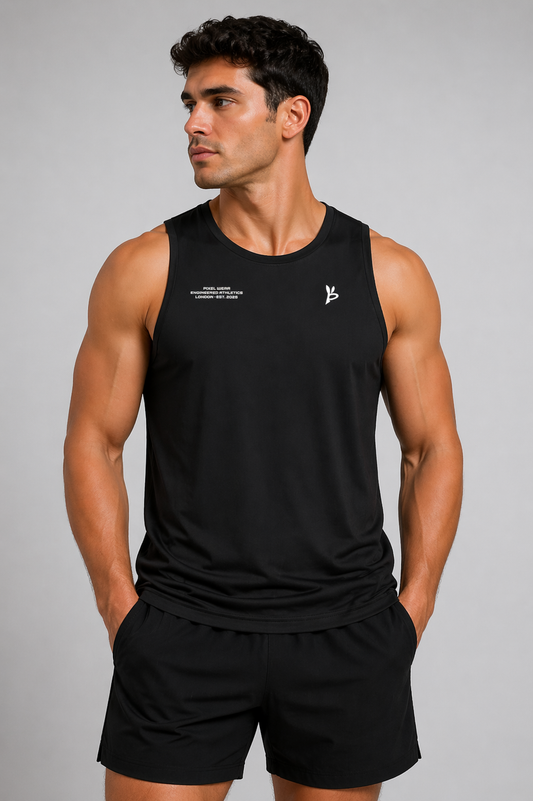 Men's Solid Color Crewneck Tank Top ODMPOD