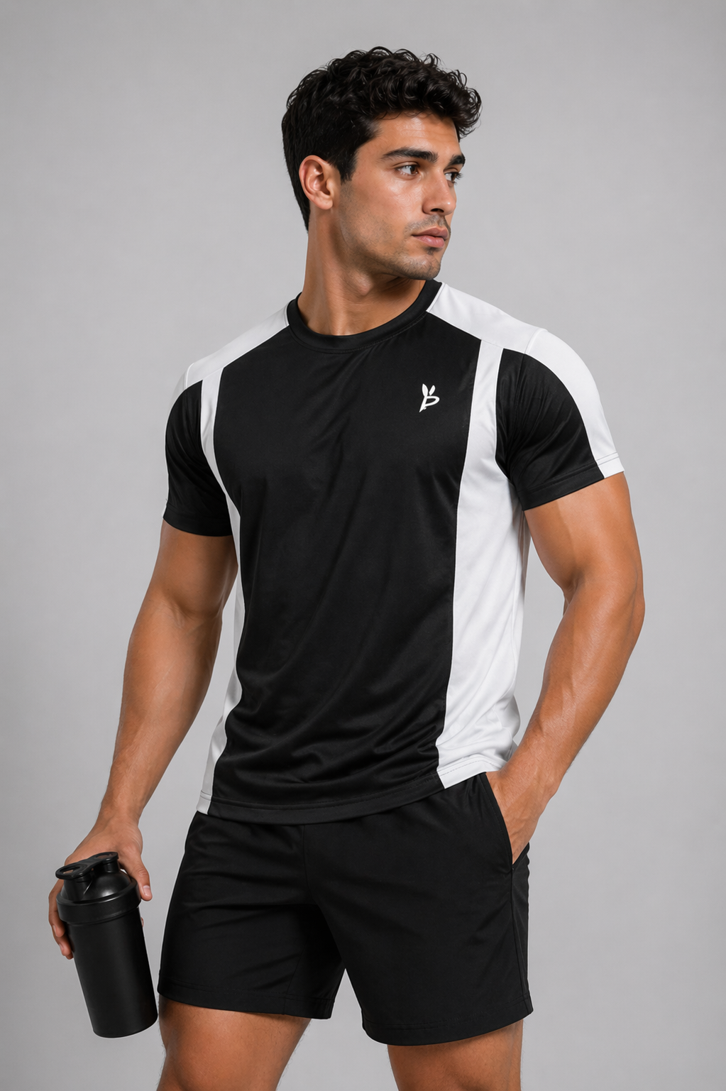 Color Block Loose T-Shirt ODMPOD