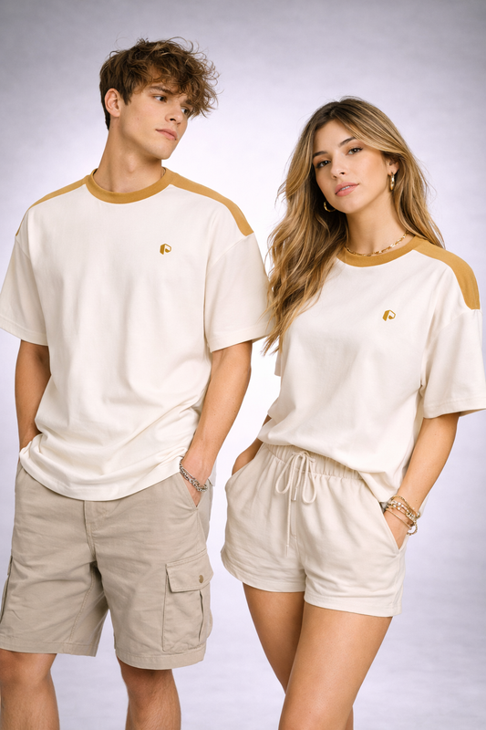 Unisex Color Block Oversized T-Shirt ODMPOD