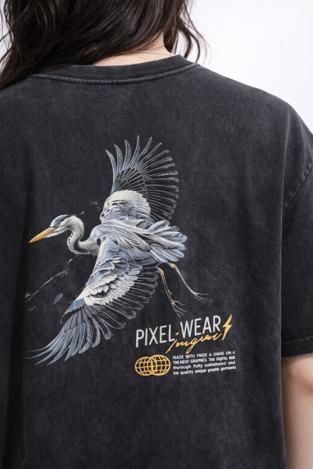 Vintage Washed Hand-Frayed T-Shirt ODMPOD