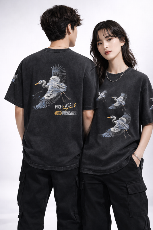 Vintage Washed Hand-Frayed T-Shirt ODMPOD