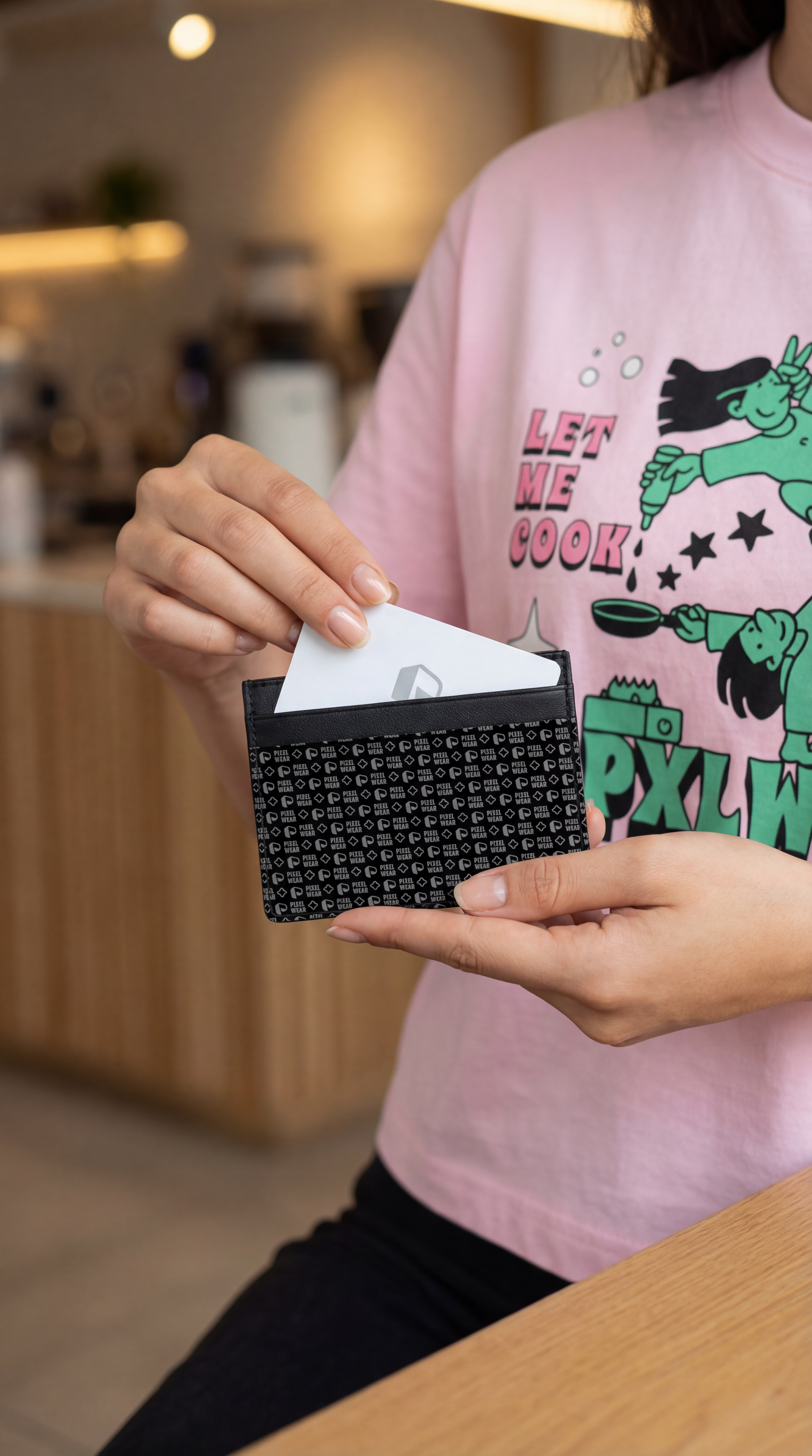 Leather Card Holder - PIXEL WEAR LTD