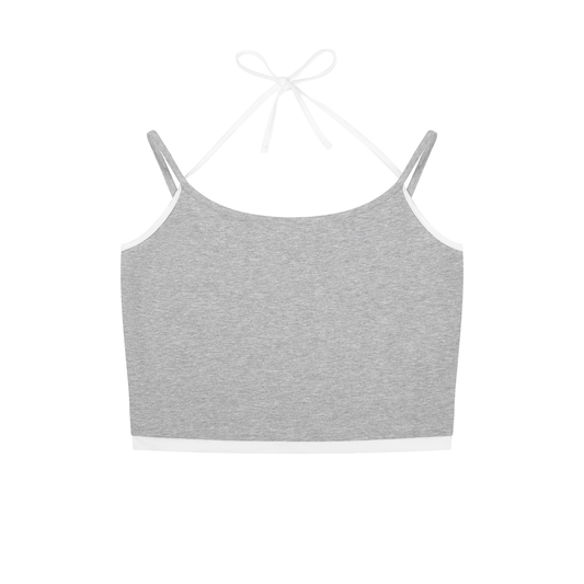 Contrast Binding Halter Tank T,Tank top,Women,Skinny,Binding Halter,Lady Luxe