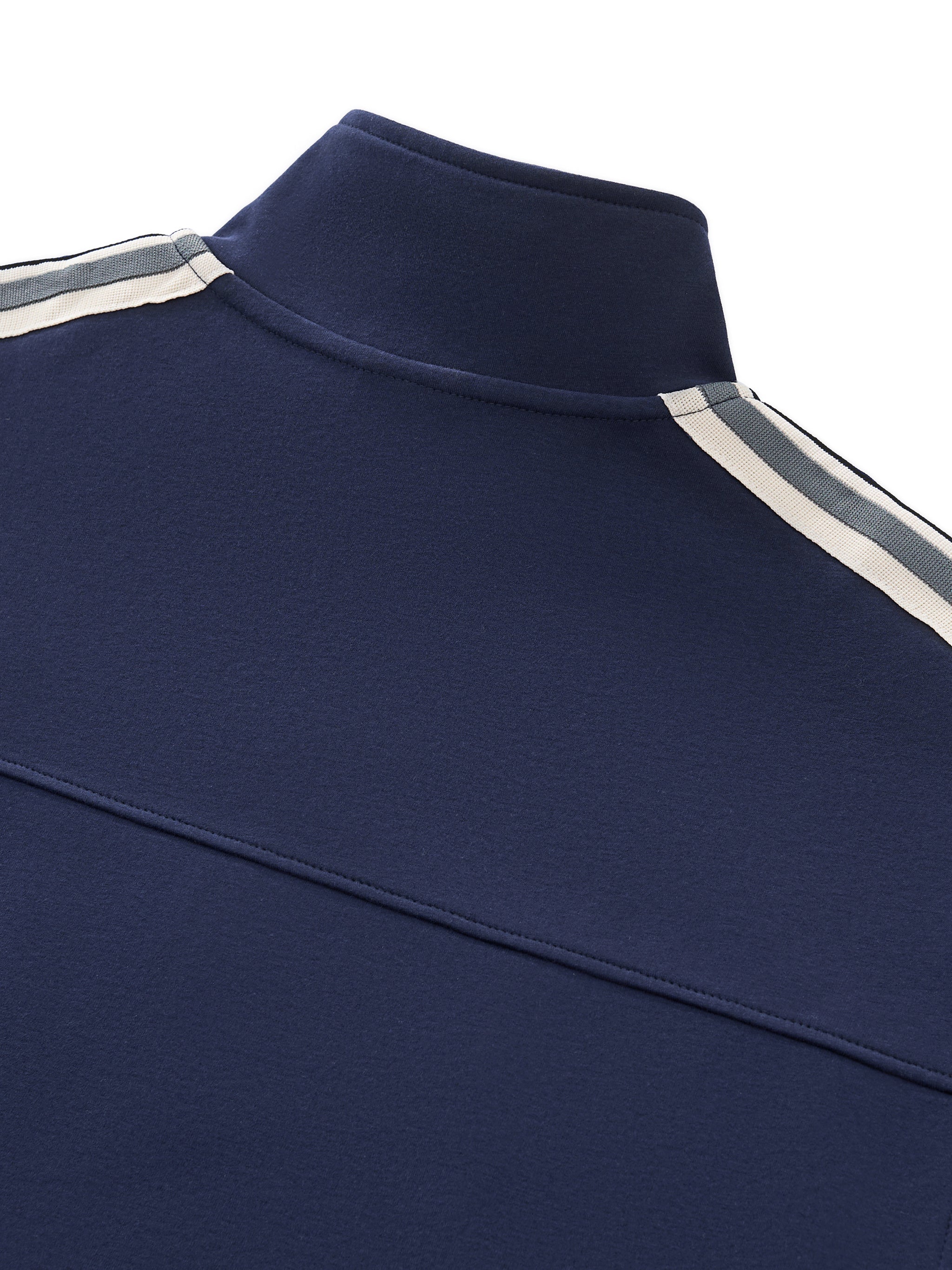 Contrast Side-Stripe Stand Col,Side Strip,Collar Jacket,Jacket,Unisex Jacket,Unisex