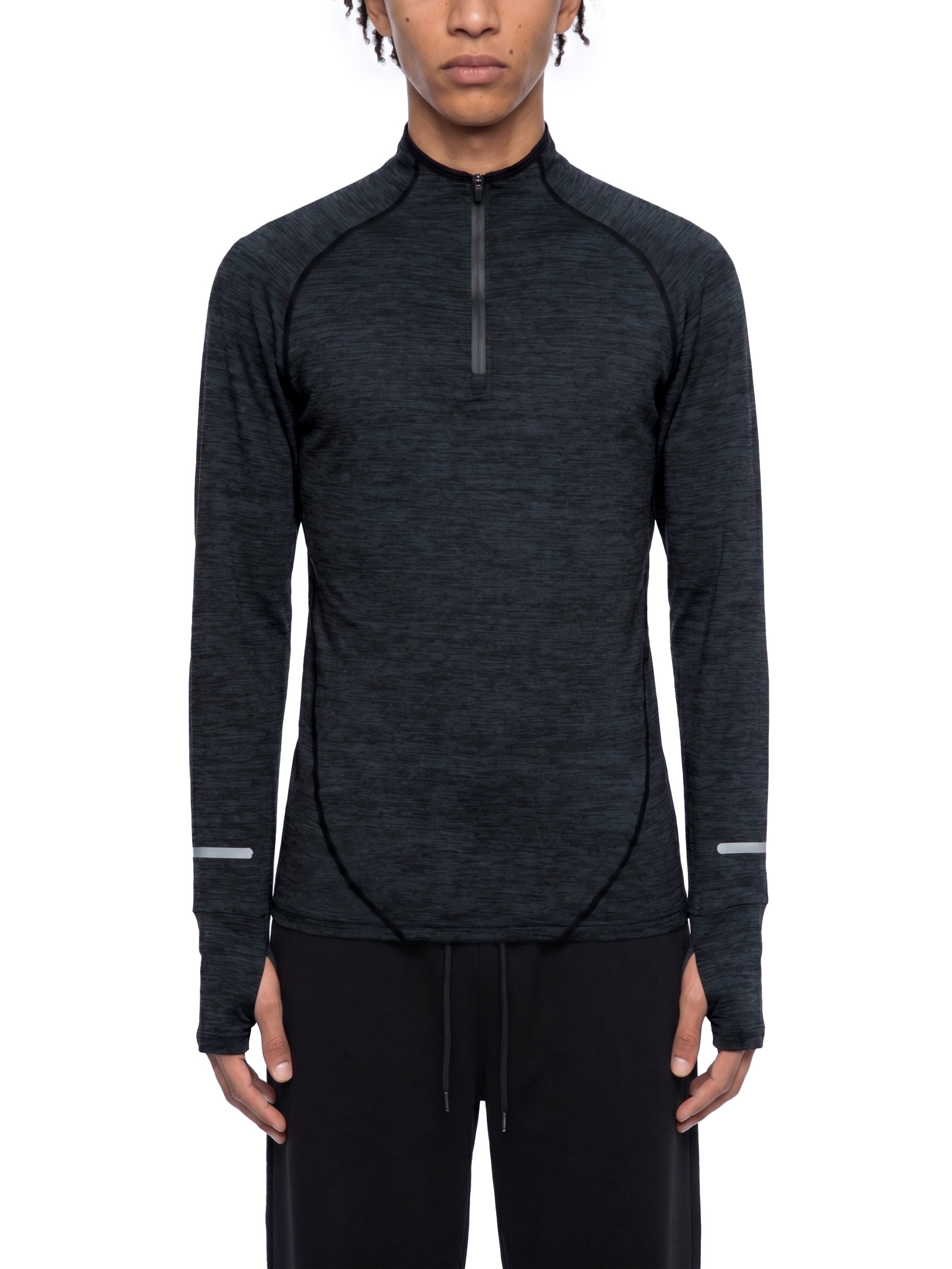 Quarter-Zip Raglan Training T-,Training T-Shirt,Gym T-Shirt