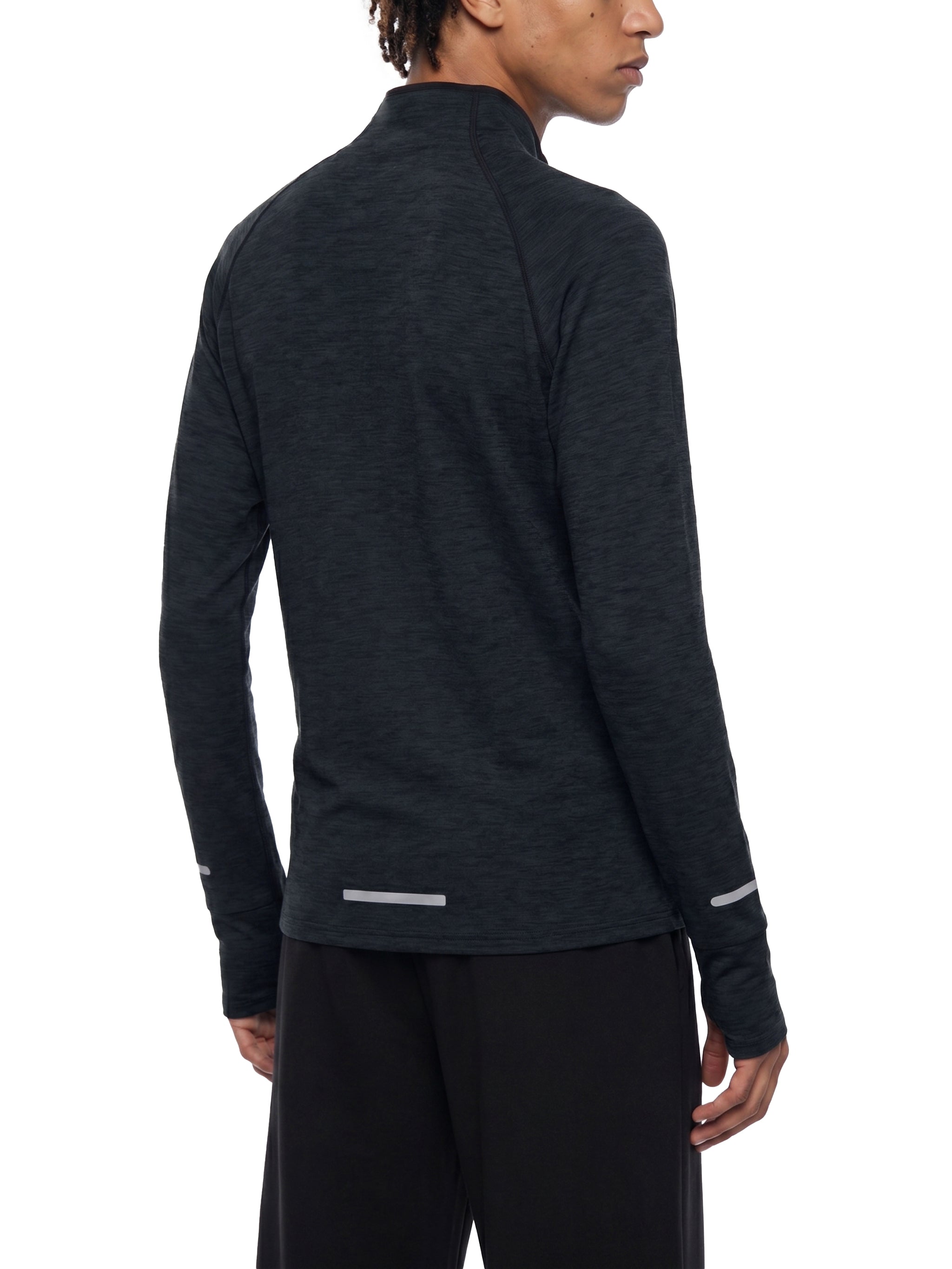 Quarter-Zip Raglan Training T-,Training T-Shirt,Gym T-Shirt