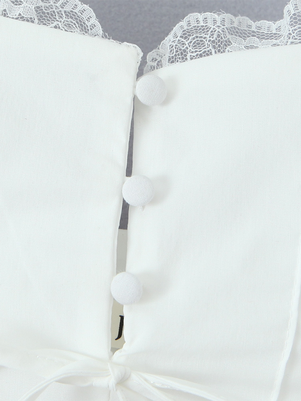 Lace Floral V-Neck Suspender Dress - PIXEL WEAR