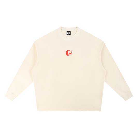 Knitted Round Neck,Oversize Sweatshirt,Oversize ,Sweatshirt,Japanese,Anime Sweatshirt