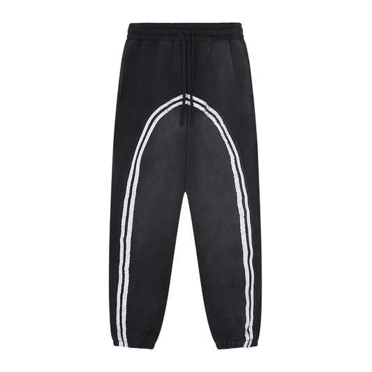 Jogged Sweatpants,Fleece,Contrast Tape