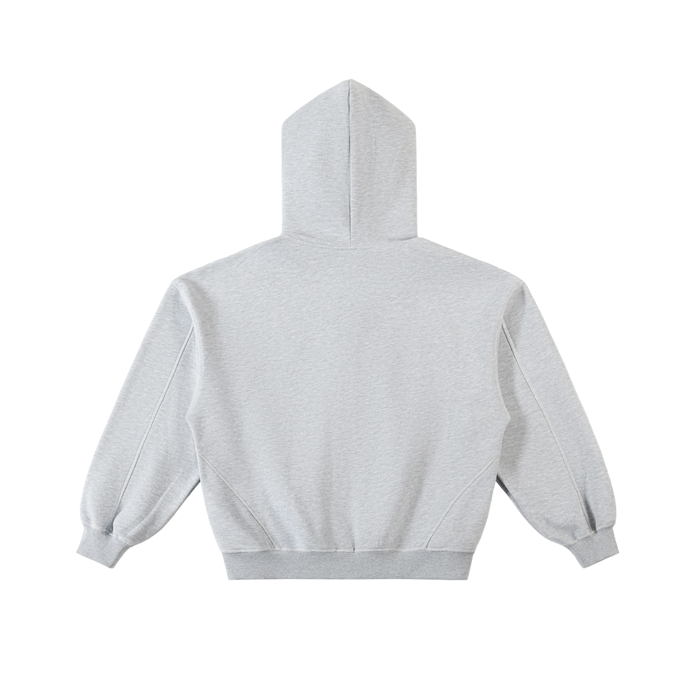 Contrast-Stitched,Boxy Fleece Hoodie,Boxy Hoodie,Fleece Hoodie,Unisex,New
