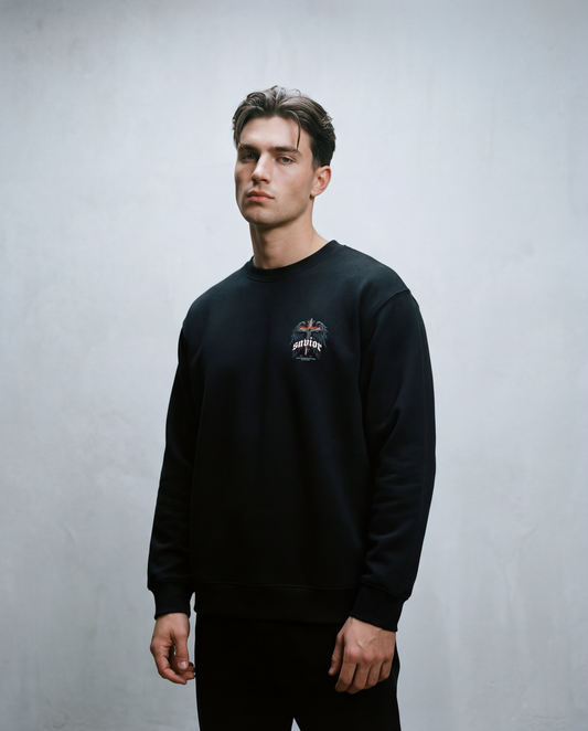 Essential Heavyweight Crewneck Sweatshirt - PIXEL WEAR LTD