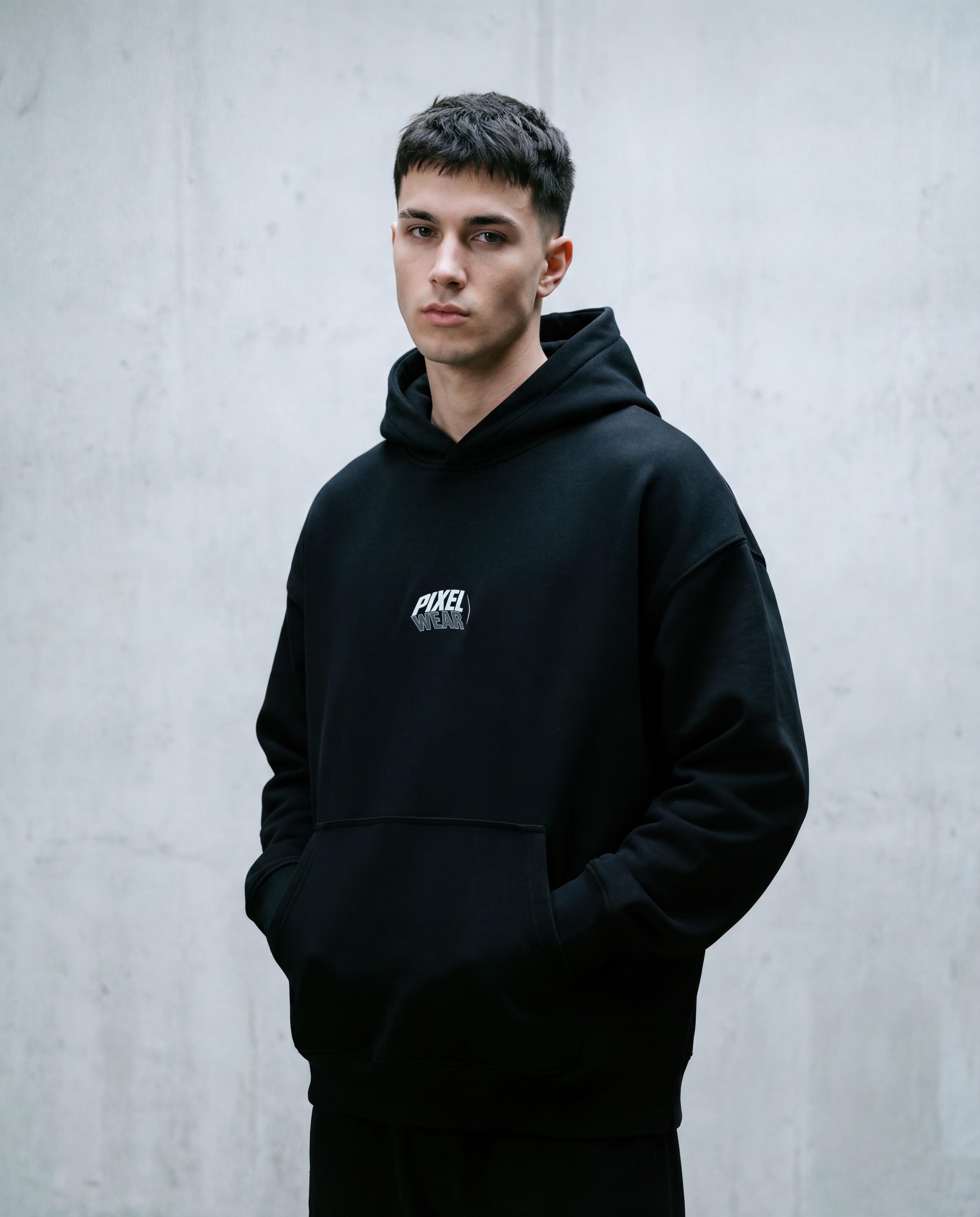 Essential Heavyweight Hoodie - PIXEL WEAR LTD