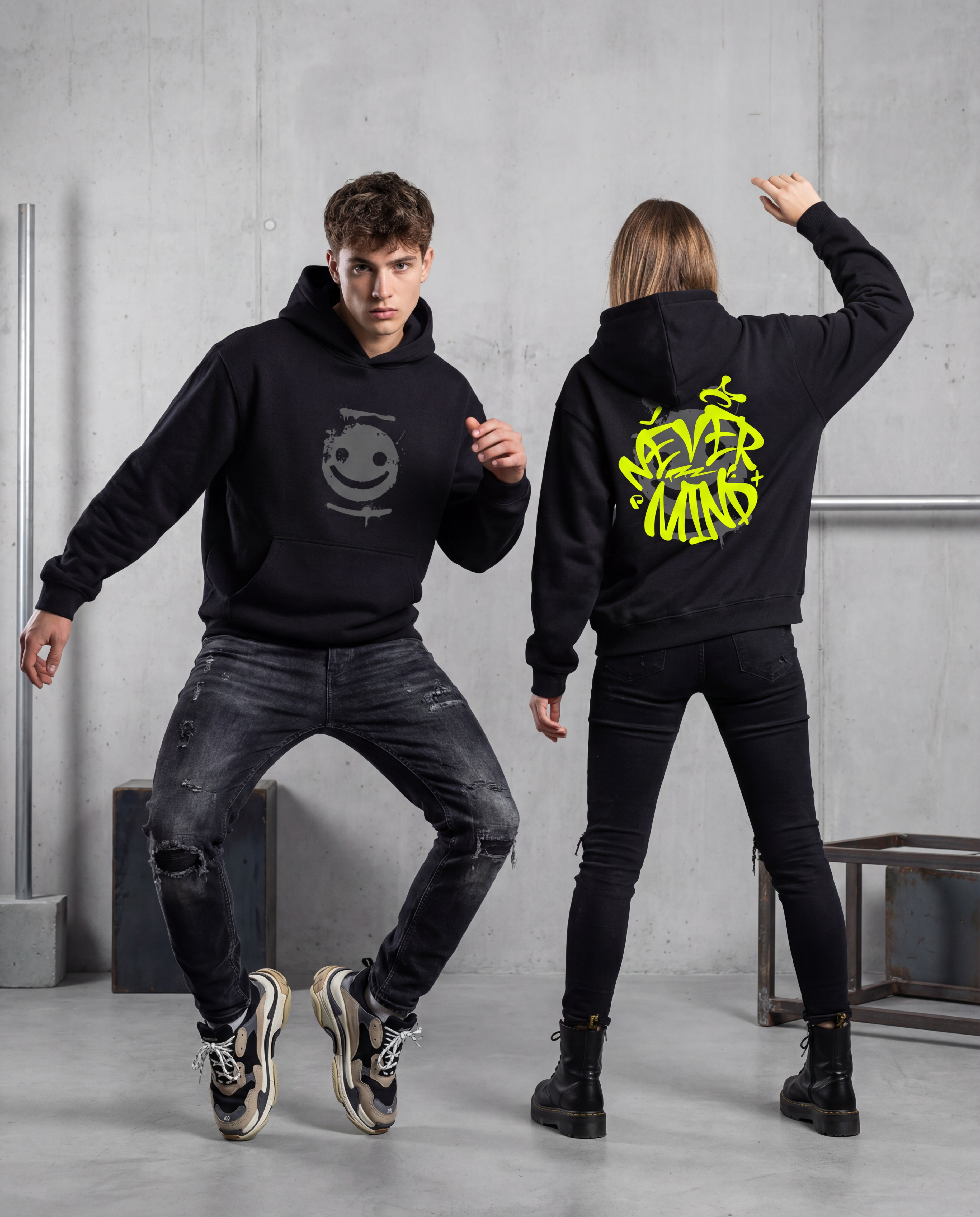 Fleeced Boxy Hoodie - PIXEL WEAR LTD