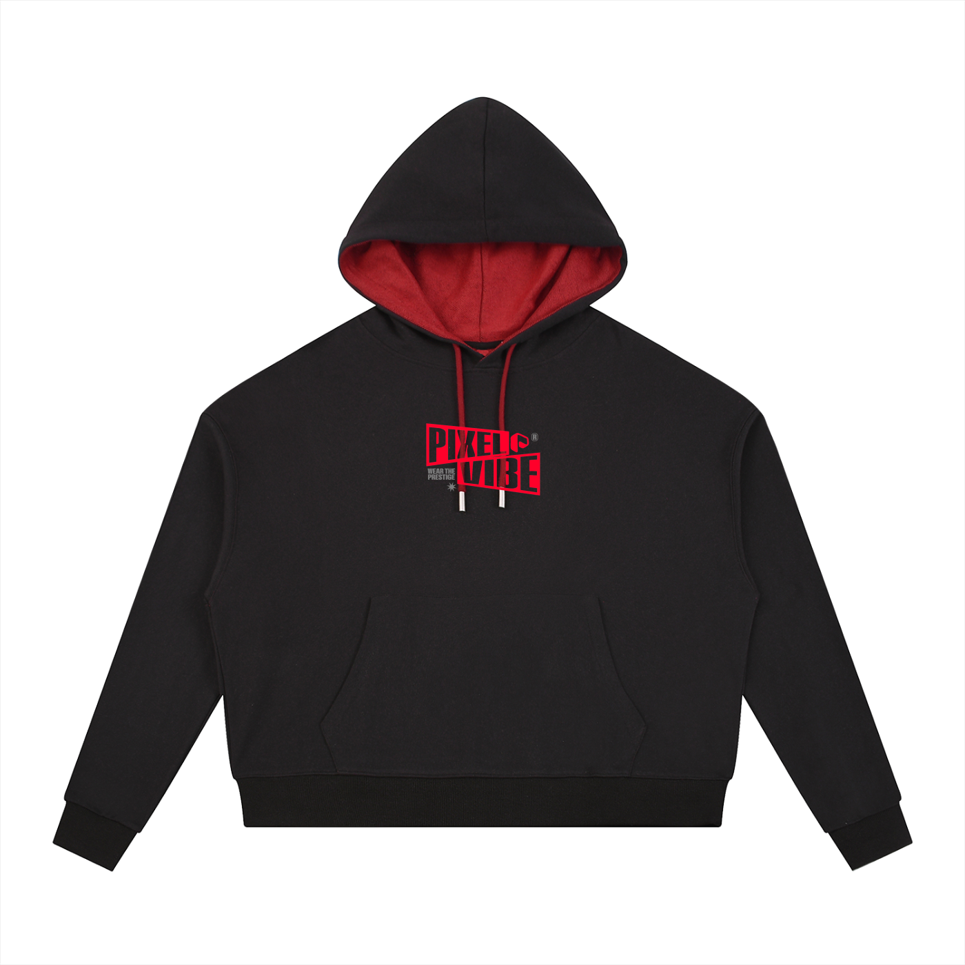 Pixel Vibe Contrast Drawstring,Hoodie,Pixel Hoodie,Pixel Vibe,Mens Hoodie