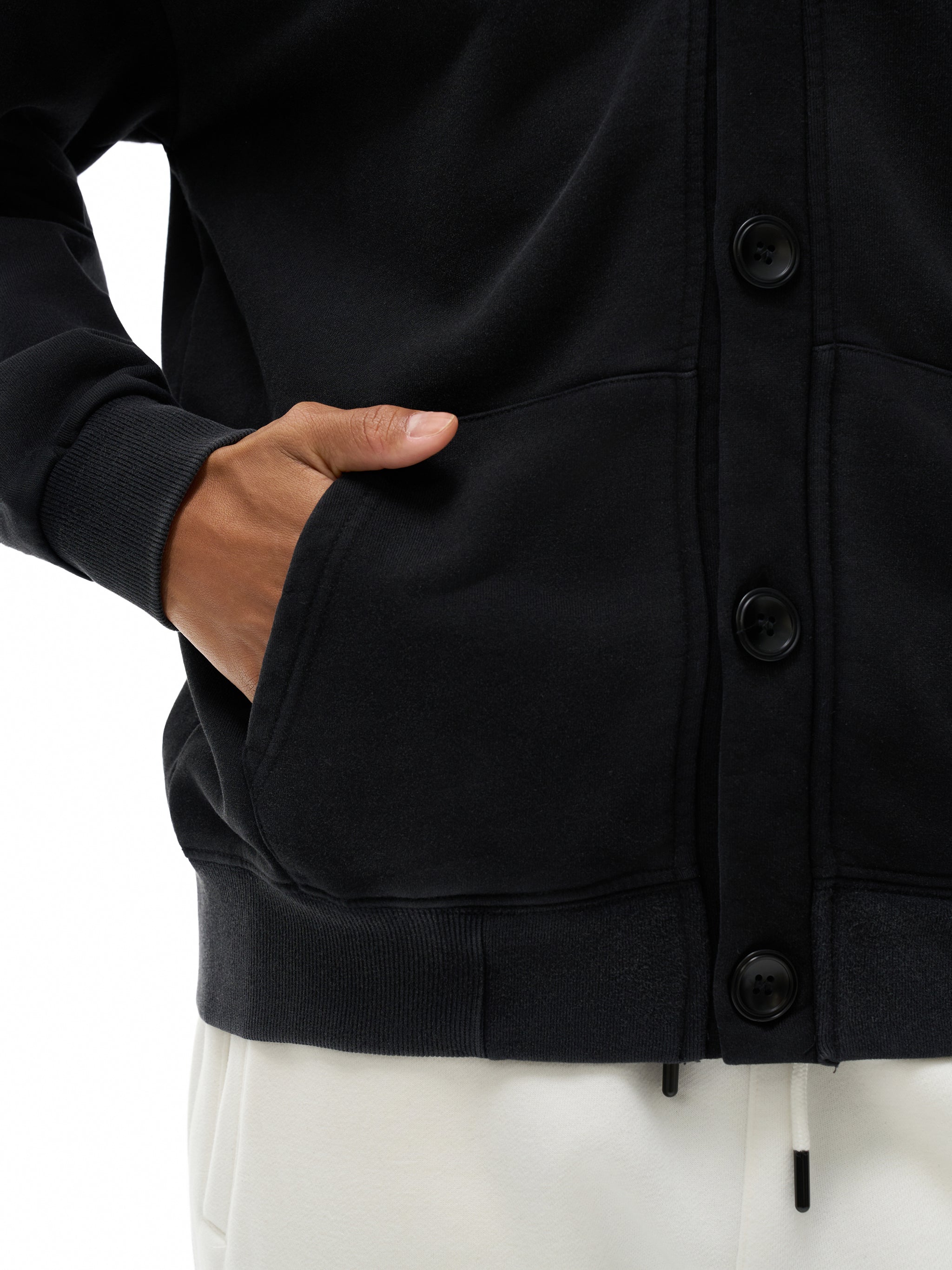 Snow Washed Sweat Cardigan,Sweat Cardigan,Cardigan