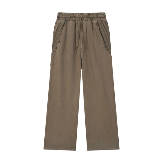 Pants,Sweatpants,Snow Washed Tape Raw Edge Swea,Tape,New