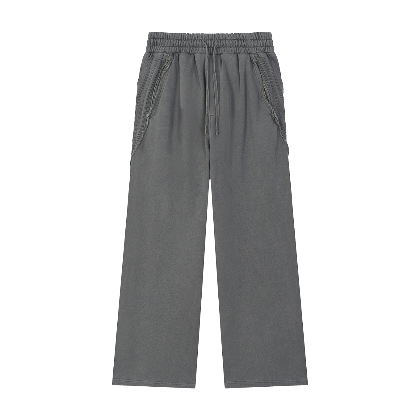 Pants,Sweatpants,Snow Washed Tape Raw Edge Swea,Tape,New