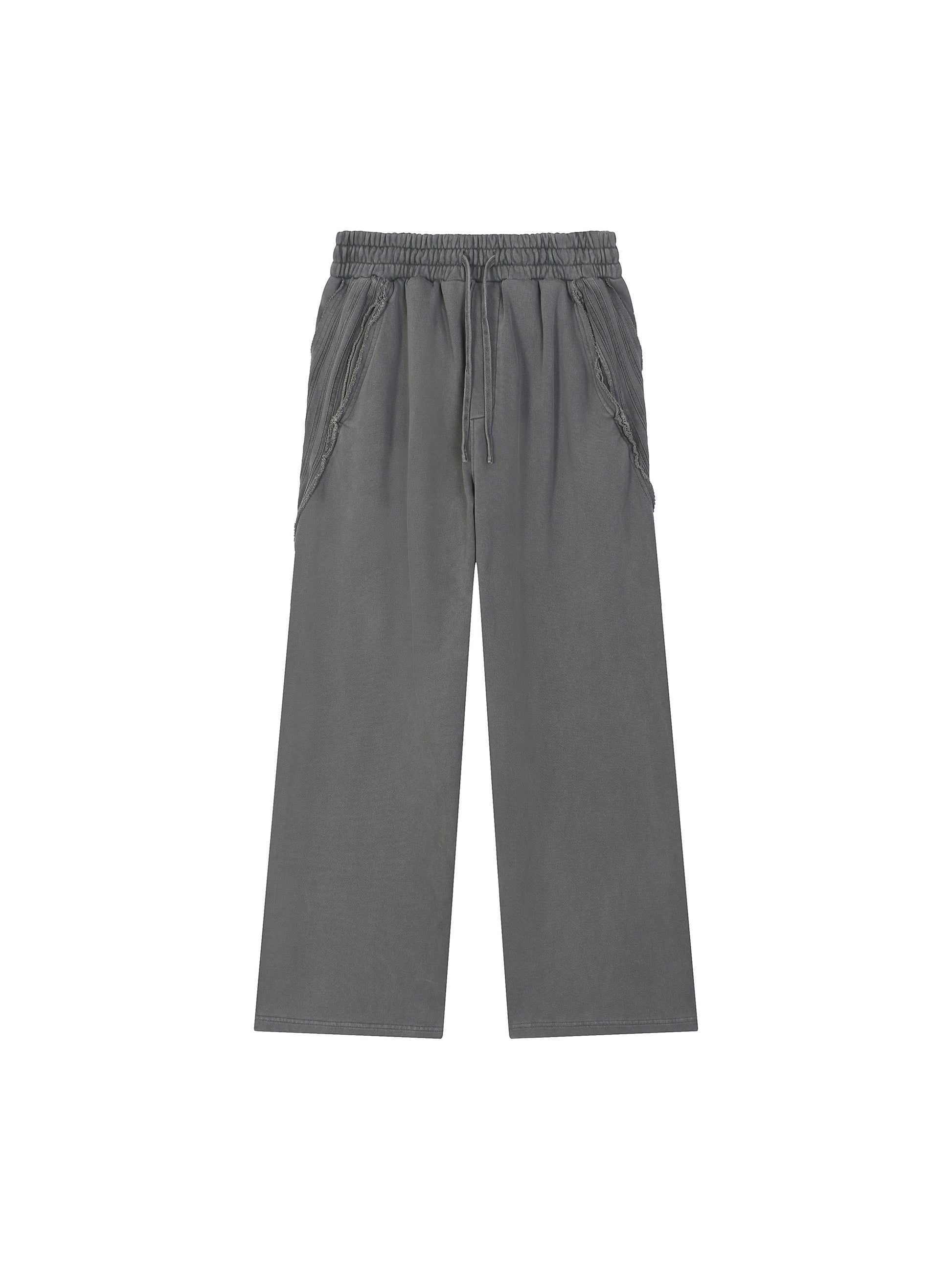 Pants,Sweatpants,Snow Washed Tape Raw Edge Swea,Tape,New