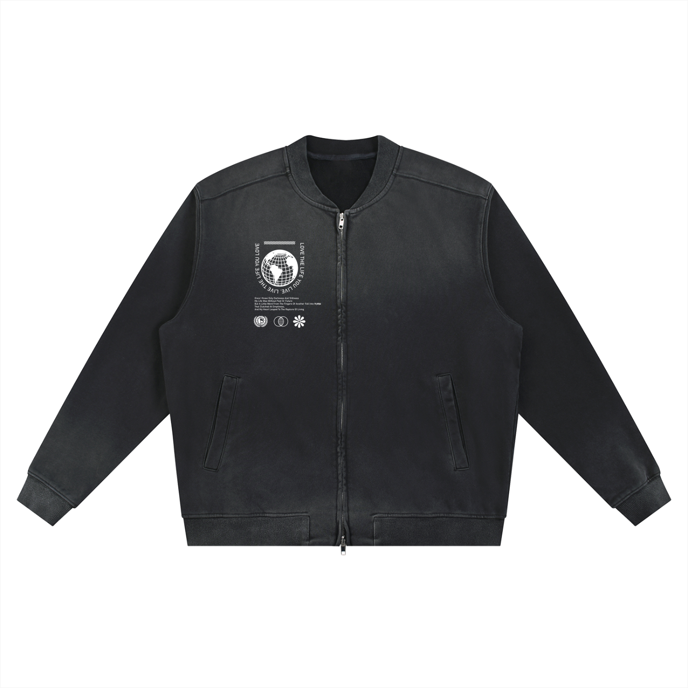 Sun Fade Heavyweight Baseball , Baseball jacket,Jacket