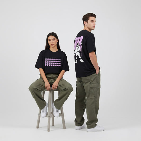 Unisex Oversized Cotton T-Shirt - PIXEL WEAR