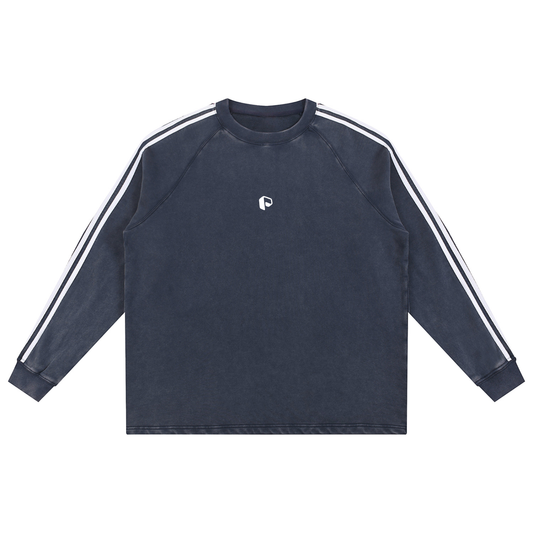 Snow Washed,Contrast Tape Sweatshirt,Premium,Sweatshirt,unisex,New