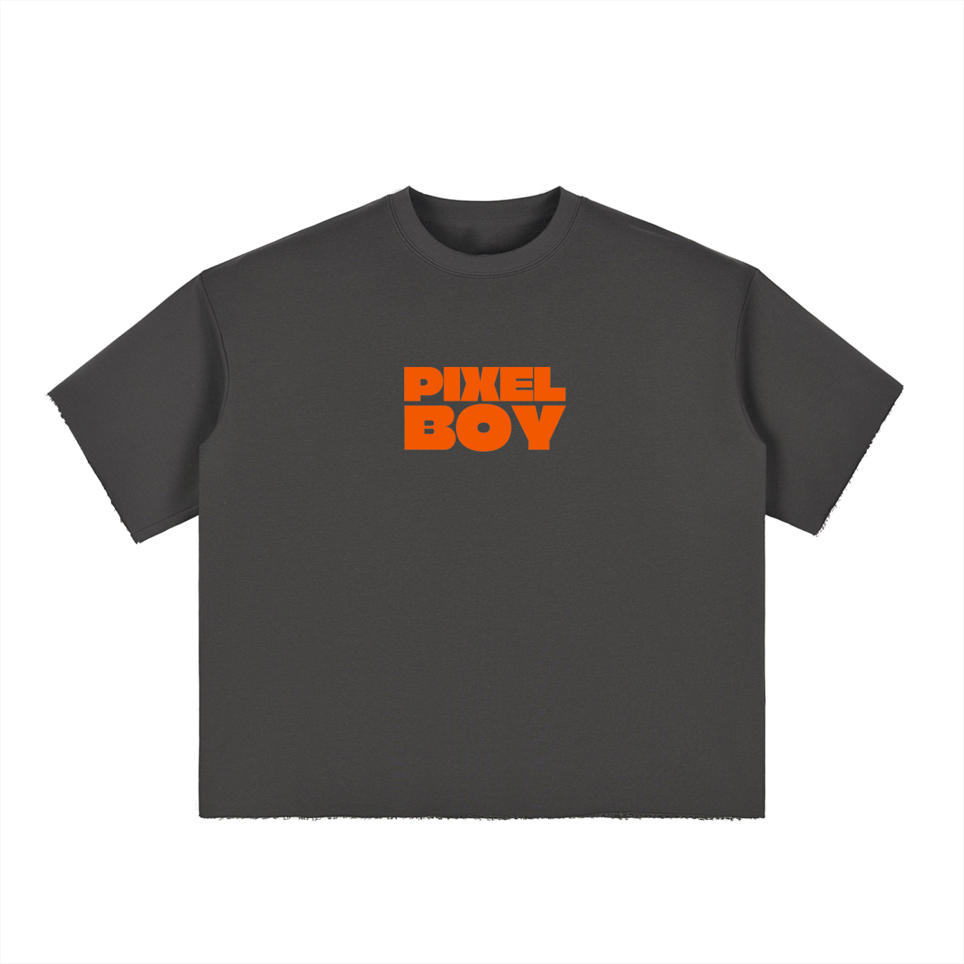 Boxy Half-Sleeve Raw-Edge T-Sh,RAW EDGE,HALF SLEEVE,BOXY,BOXY TSHIRT,MENS WEAR