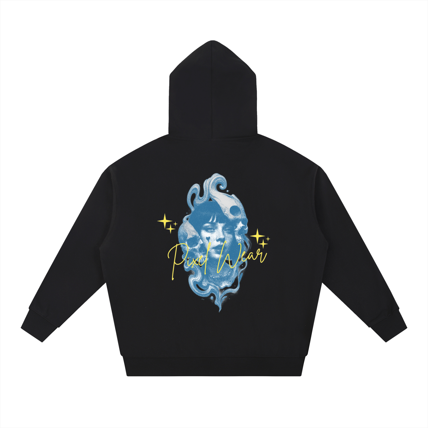 Tri Tone,Skull,Hoodie,Tri Tone Hoodie
