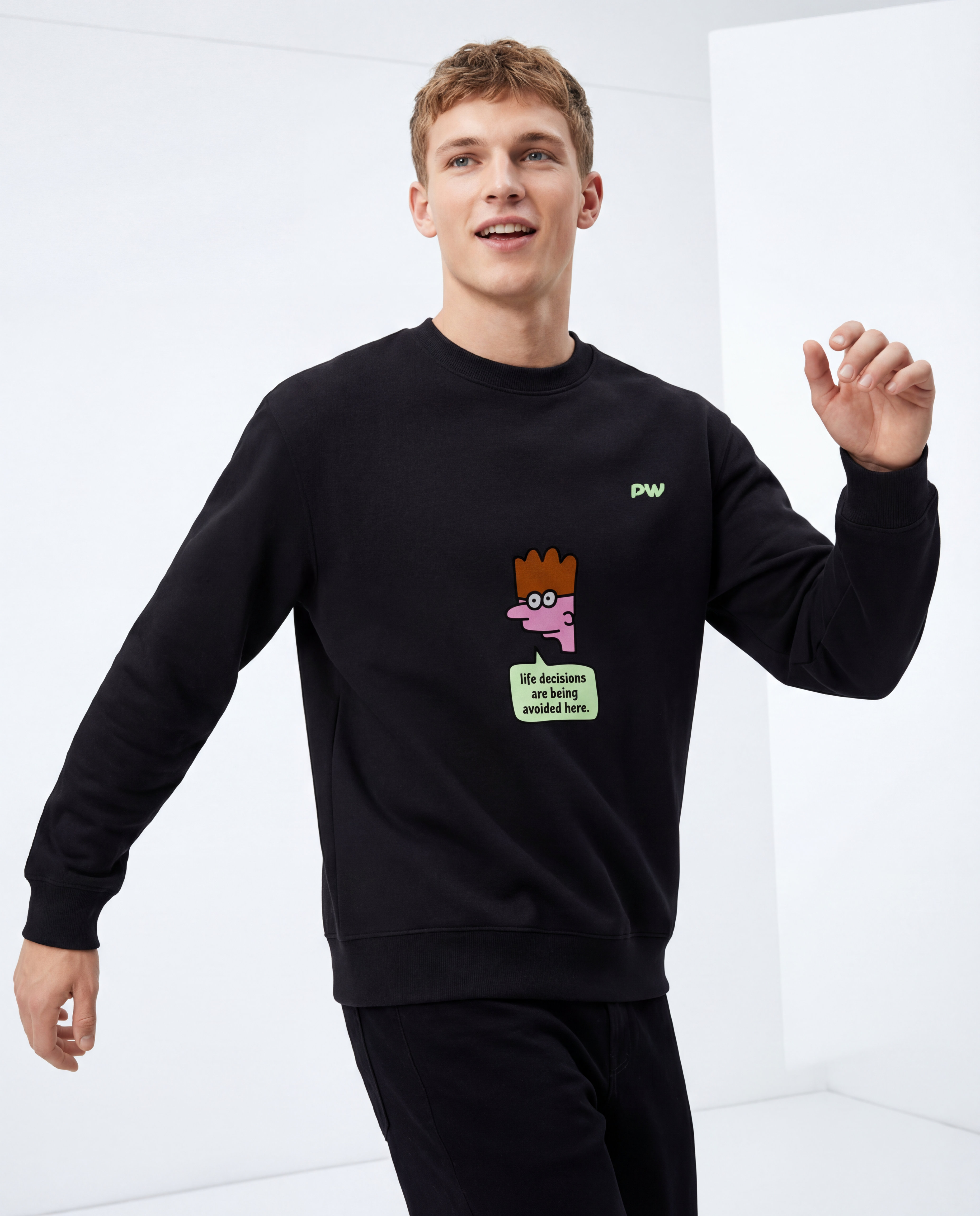 Essential Heavyweight Crewneck Sweatshirt - PIXEL WEAR LTD