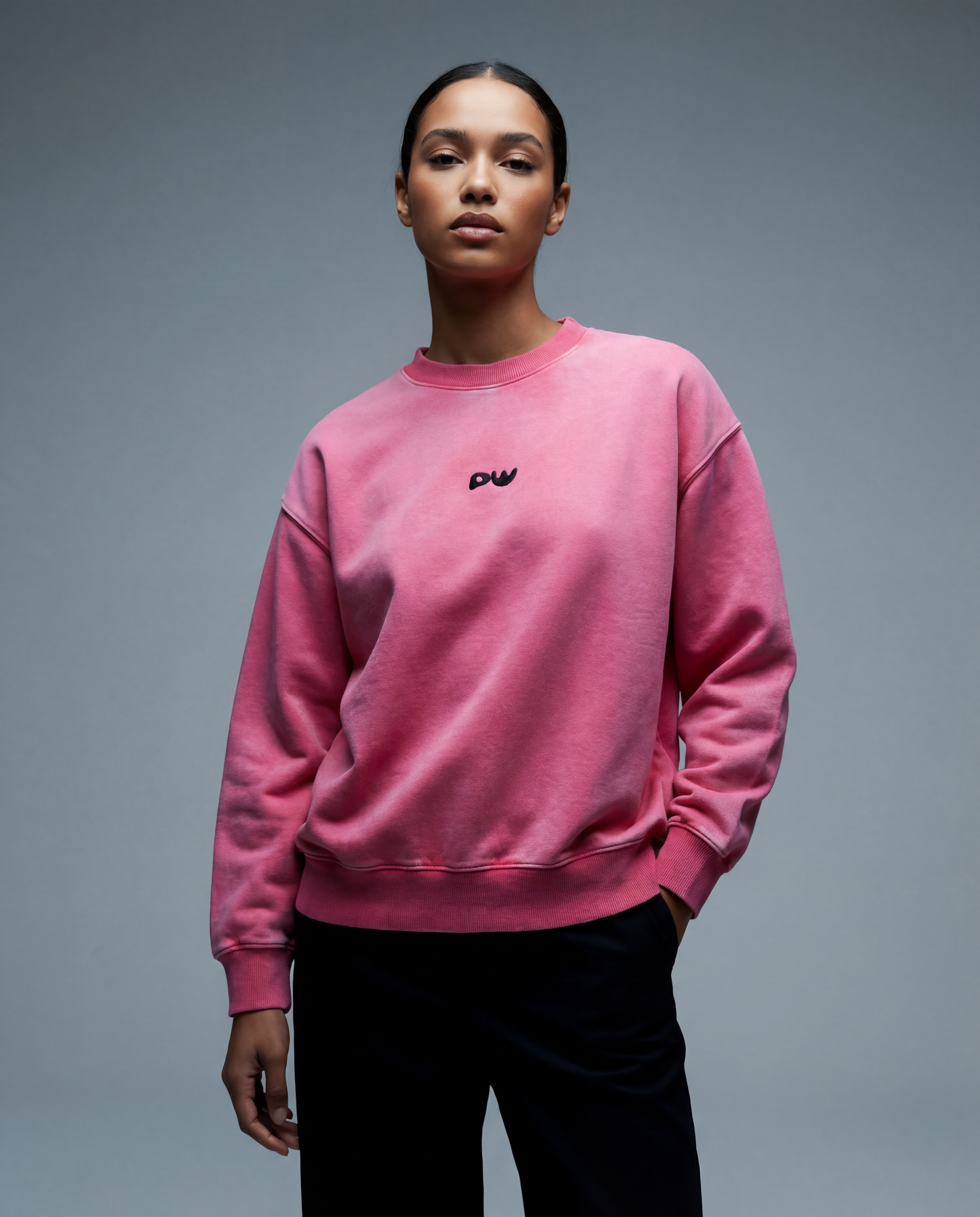 Vintage Washed Heavyweight Crewneck Sweatshirt - PIXEL WEAR LTD