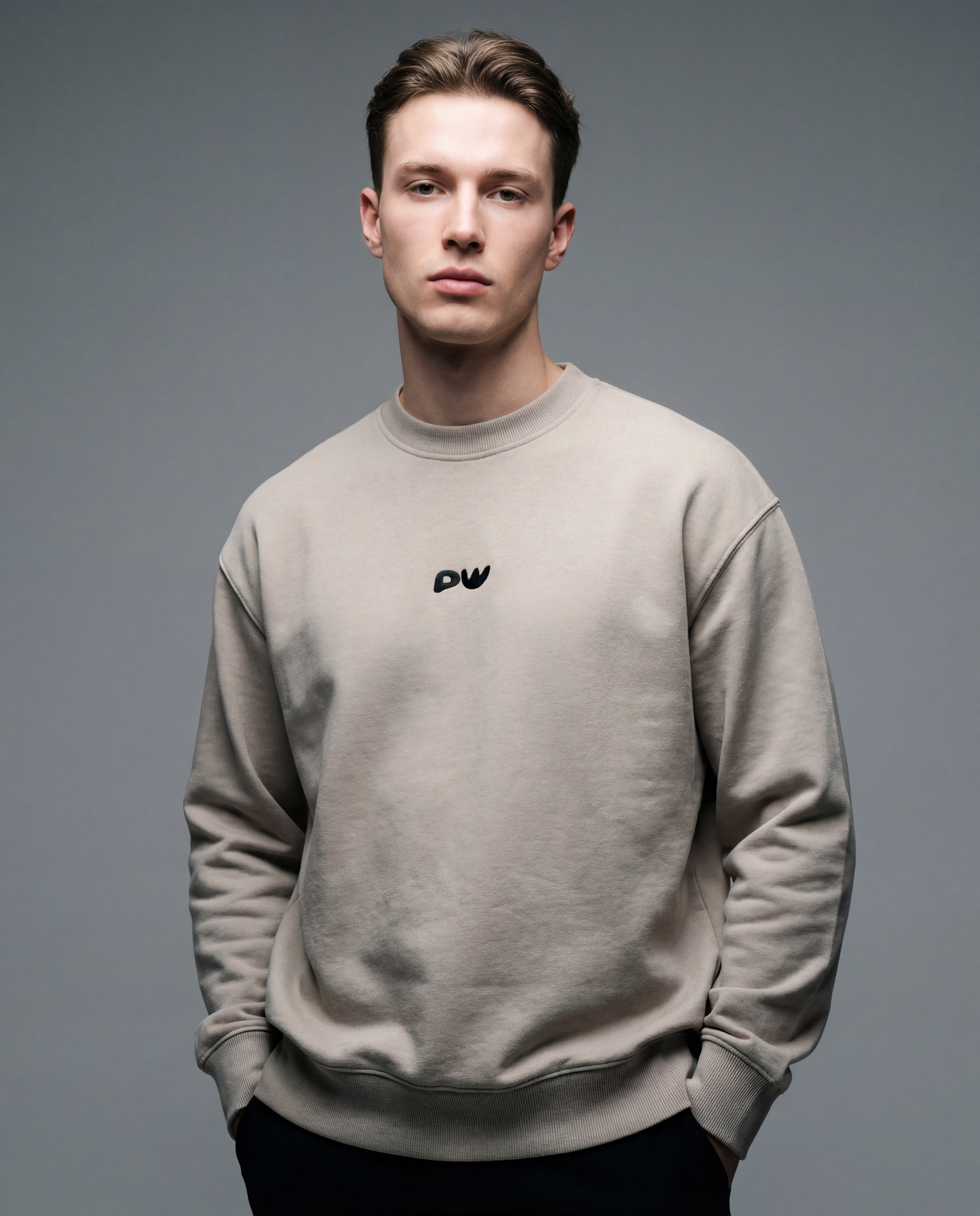 Vintage Washed Heavyweight Crewneck Sweatshirt - PIXEL WEAR LTD