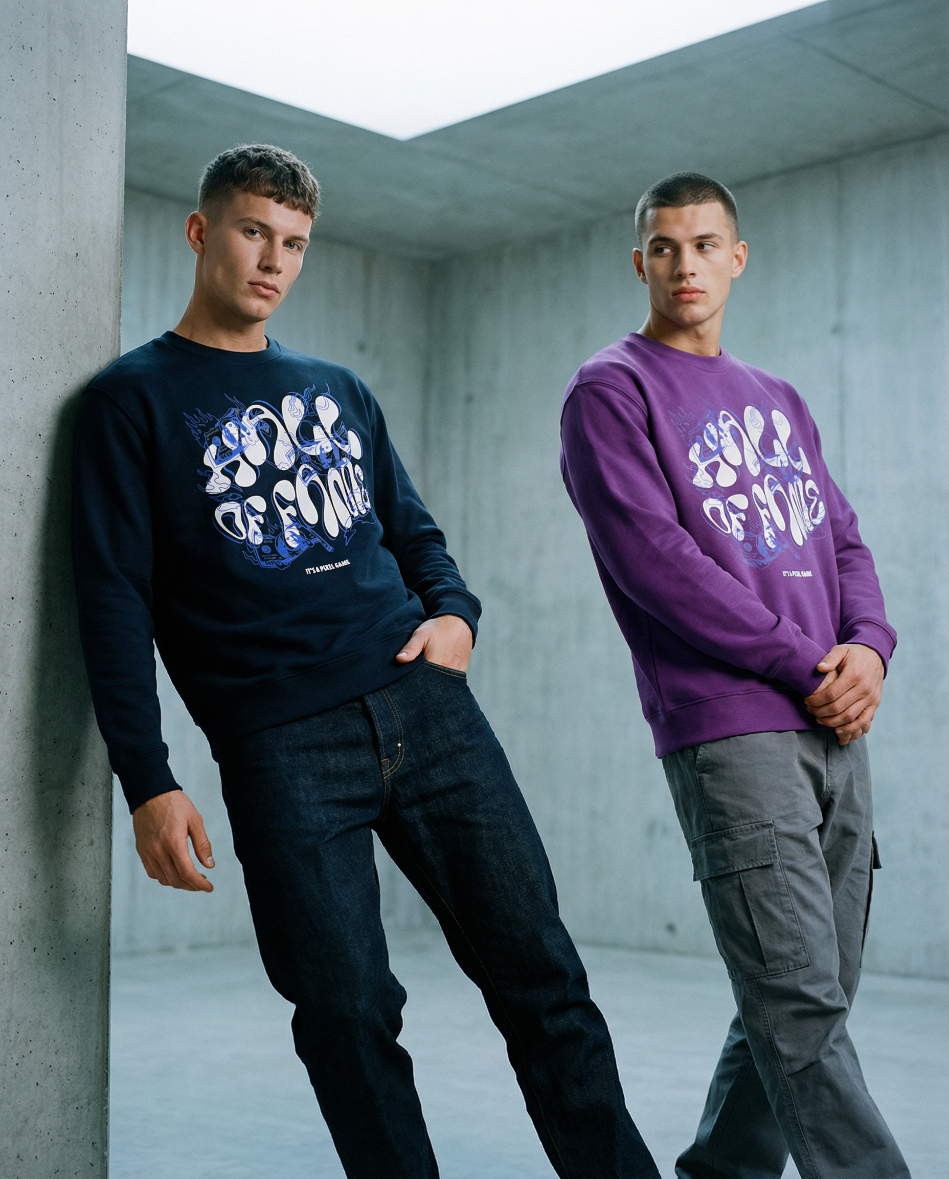 Essential Heavyweight Crewneck Sweatshirt - PIXEL WEAR LTD