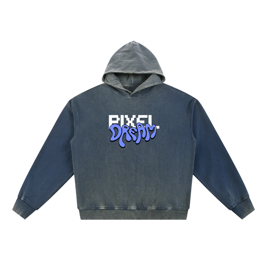 Vintage Washed Gradient Fleece,Fleece Hoodie,Hoodie,Vintage Hoodie,Unisex Hoodie,New