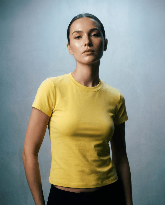 Essential Bodycon Crewneck T-Shirt ODMPOD