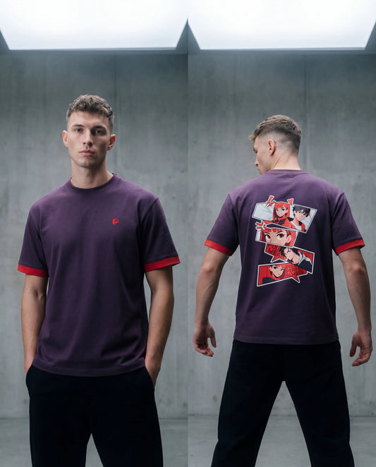 Contrast Cuffed T-Shirt ODMPOD