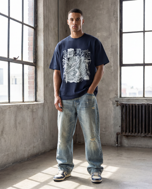 Vintage Wash Cotton T-Shirt - PIXEL WEAR LTD