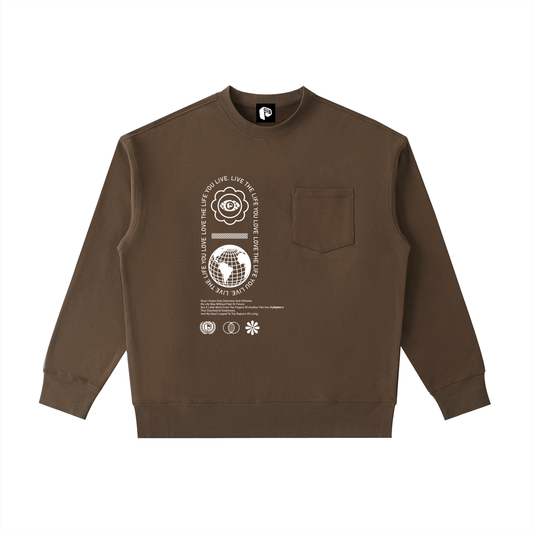 live the life you love,sweatshirt,Male,Mens Sweatshirt,New