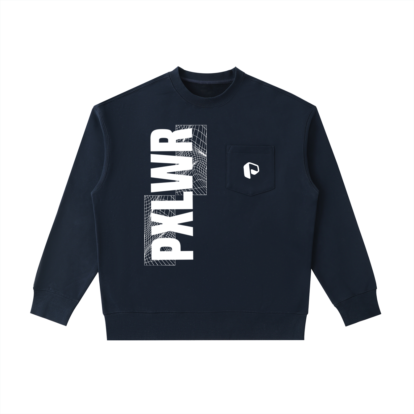 Sweatshirt,Graphic Sweatshirt,PXLWR,Pocket Crew neck sweatshirt,Pocket swetshirt