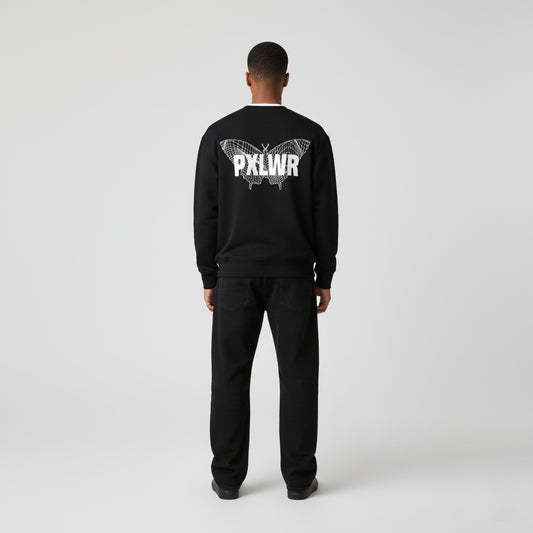 Heavyweight Patch Pocket Crewneck Sweatshirt - PIXEL WEAR