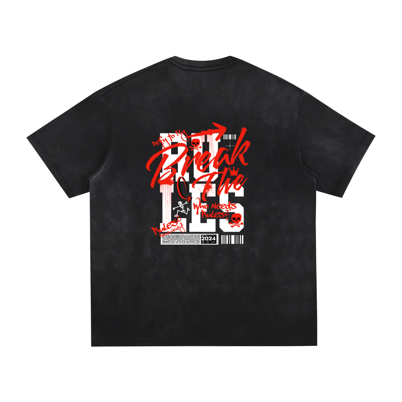 Vintage Washed Hand-Frayed T-S,Washed tshirt,Tshirt,Oversized