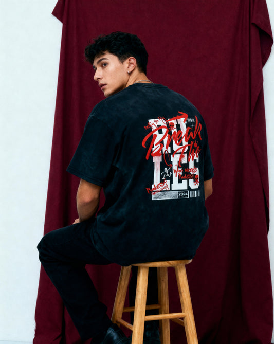 Vintage Washed Hand-Frayed T-Shirt - PIXEL WEAR