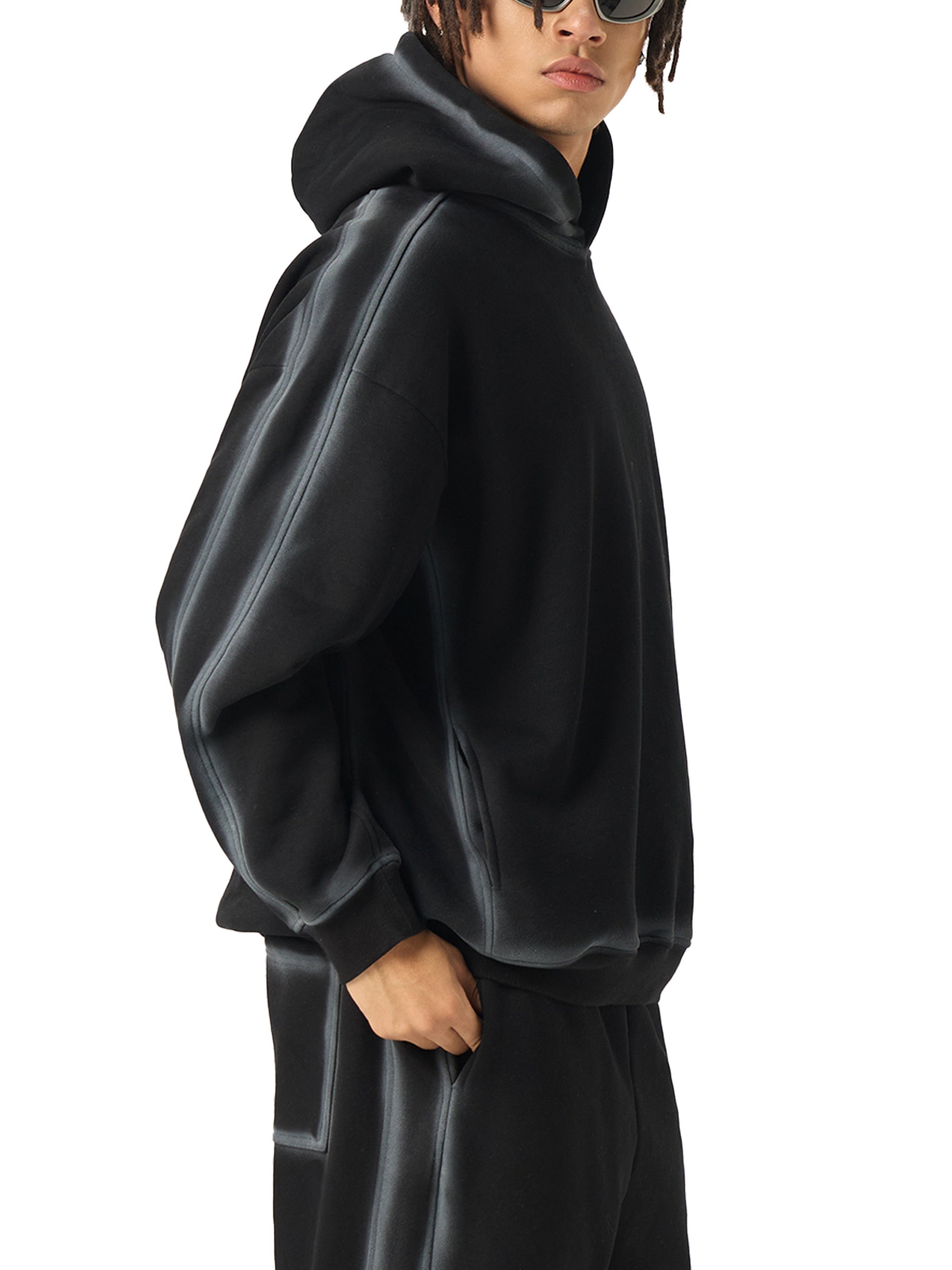 Sunfaded,Fleece Hoodie,Hoodie,Mens Wear,Shaded Hoodie