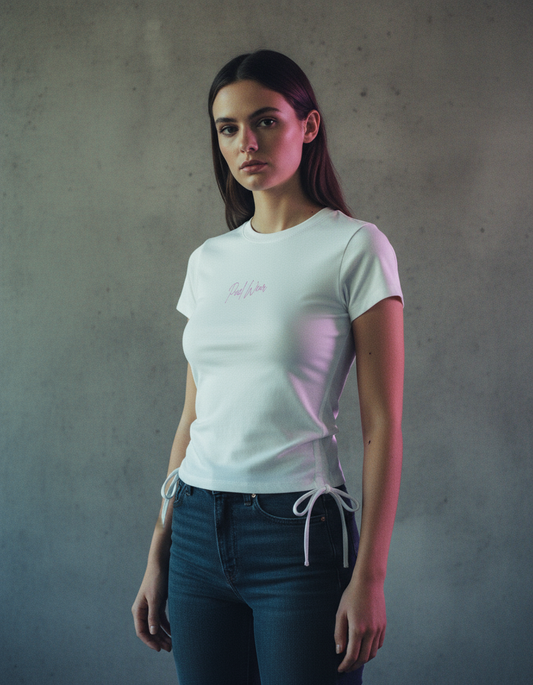 Essential Drawstring T-Shirt - PIXEL WEAR