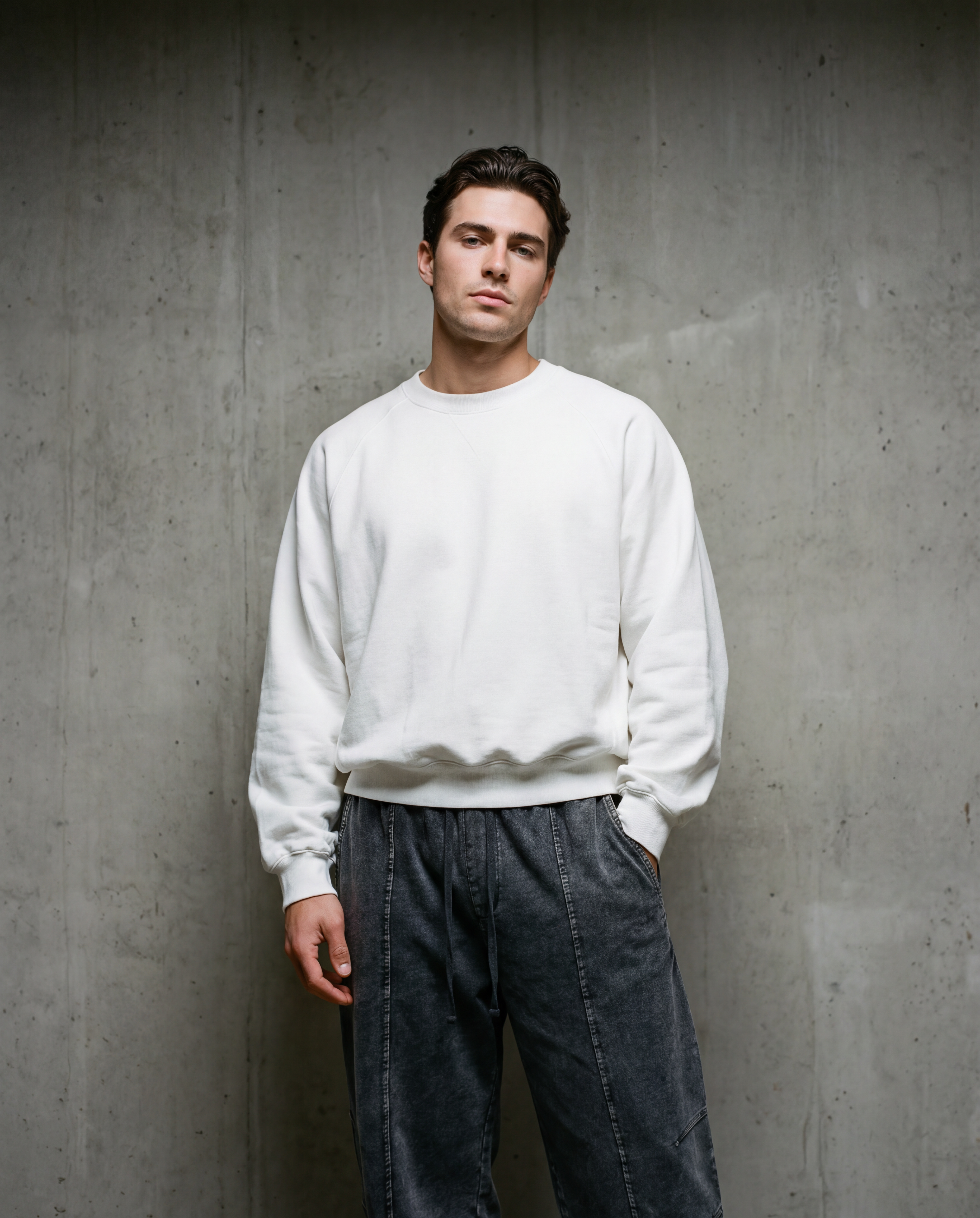 Essential Heavyweight Dolman Sleeve Boxy Sweatshirt ODMPOD