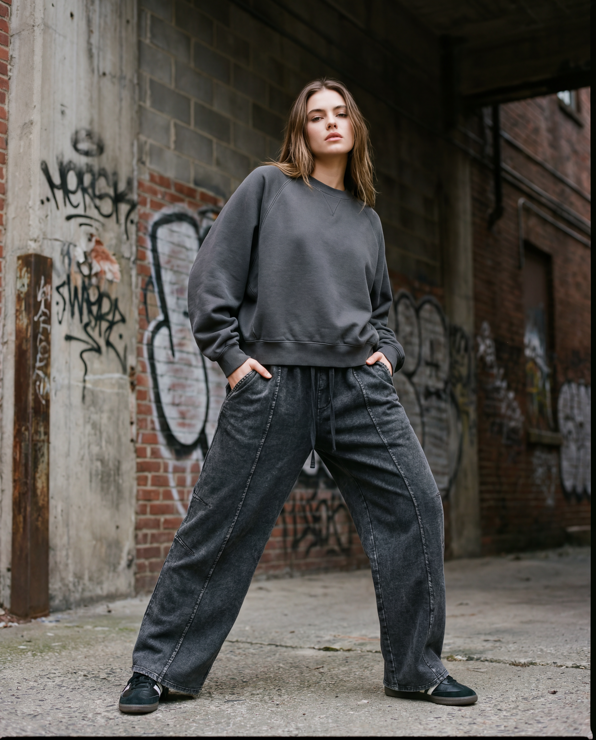 Essential Heavyweight Dolman Sleeve Boxy Sweatshirt ODMPOD