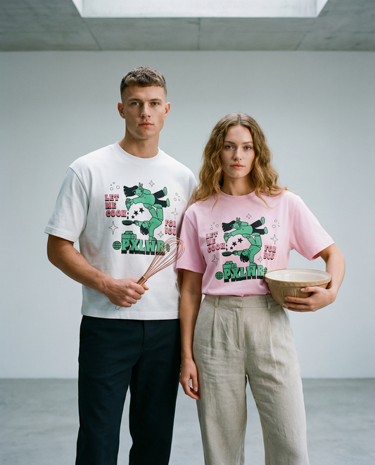 Let me Cook For You - Cotton Boxy T-Shirt - PIXEL WEAR LTD