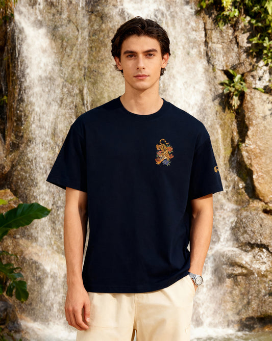 Tiger Oversized Cotton T-Shirt - PIXEL WEAR