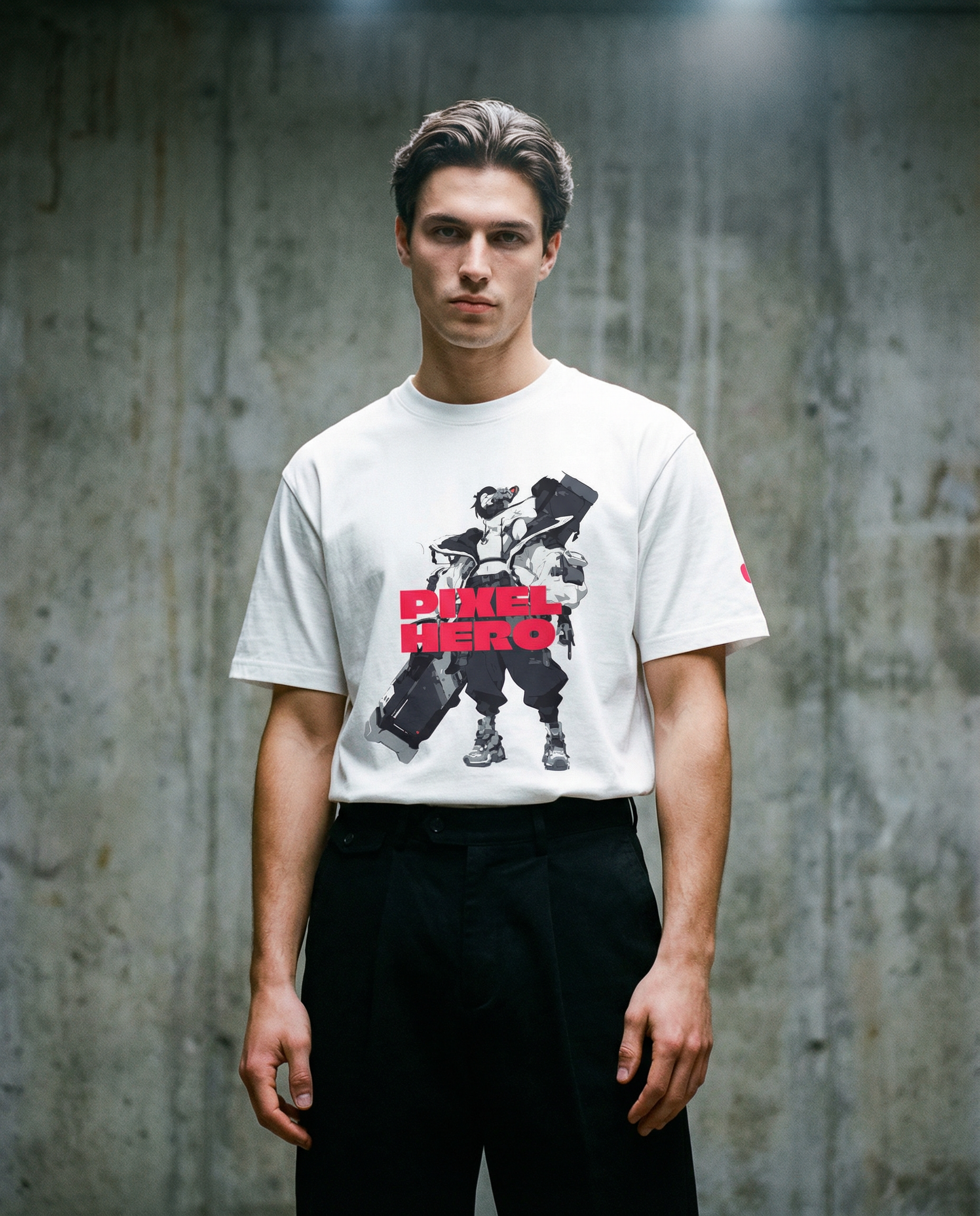 Essential Heavyweight Cotton T-Shirt - PIXEL WEAR LTD