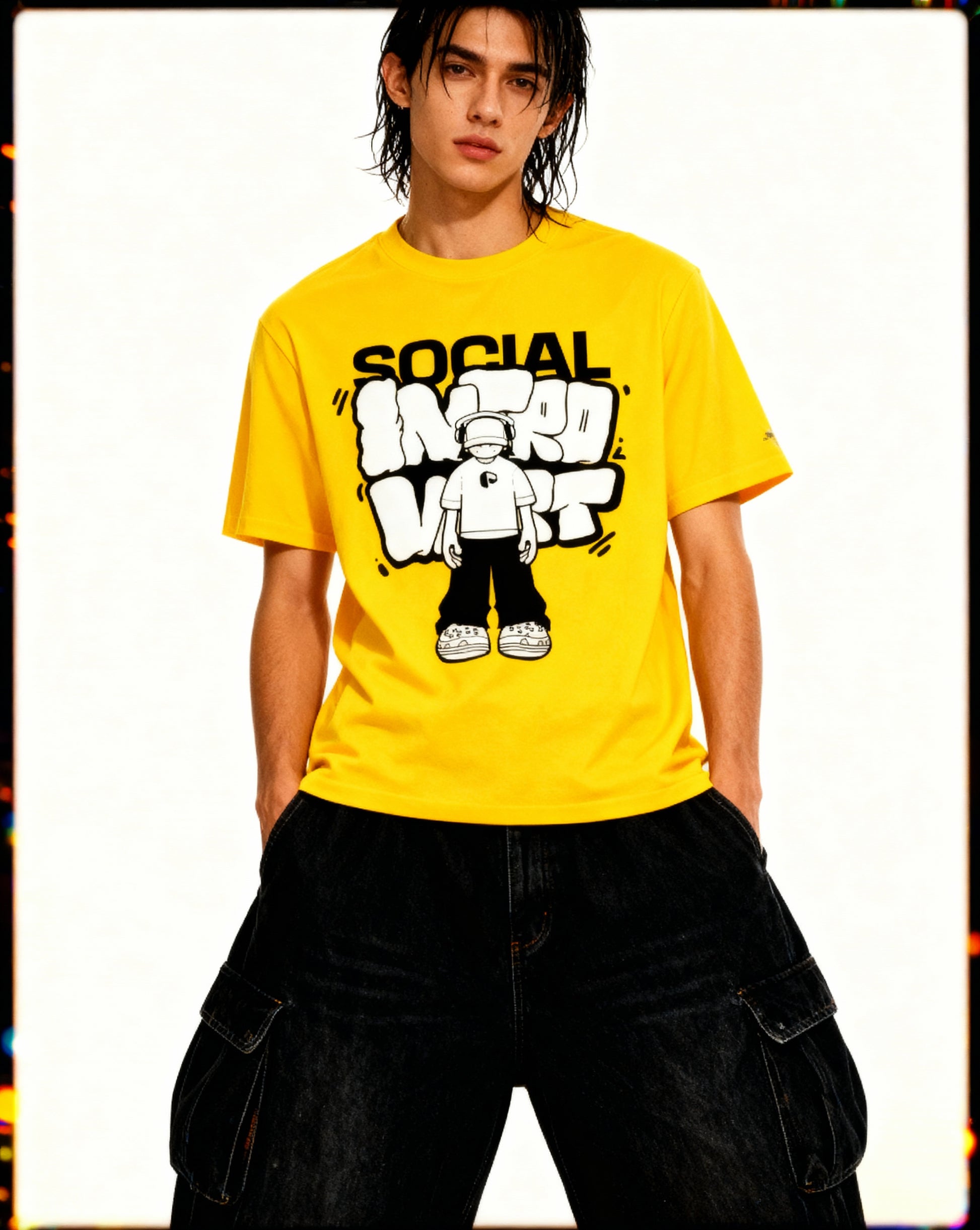 Social Introvert Cotton T-Shirt - PIXEL WEAR